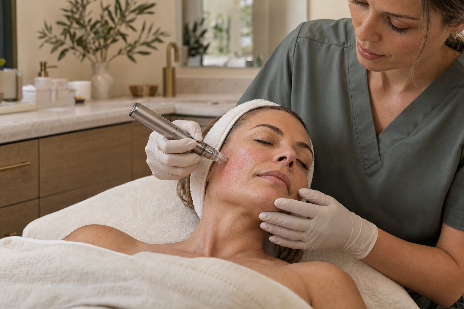 Medical microneedling at Waypoint